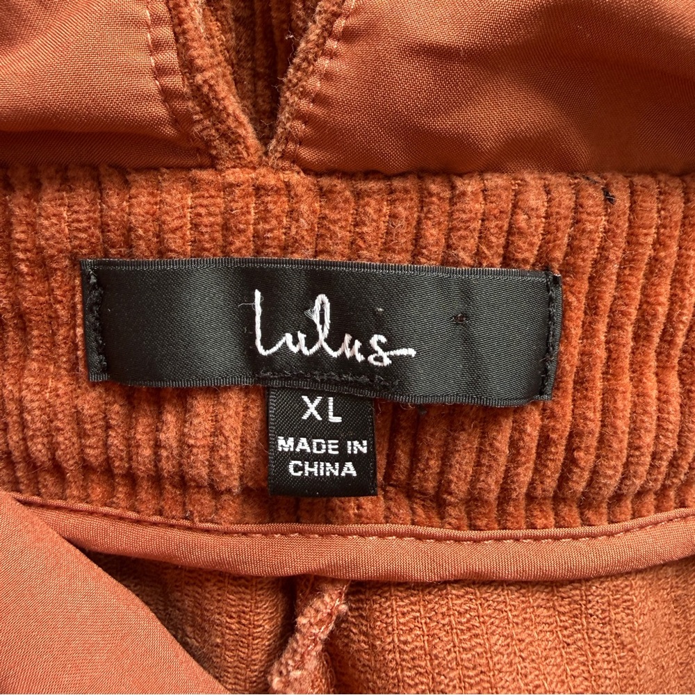 Lulu’s Corduroy Wide Leg Overall Jumpsuit - Picture 6 of 10